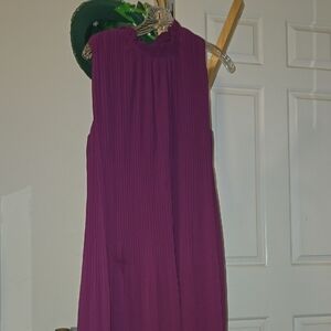 Fully Pleated A Line Dress